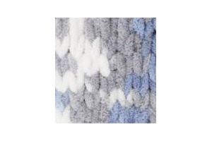 Puffy Color 6075 - biela-modrá-sivá