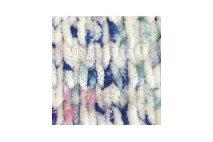 Puffy Color 6245 - biela-modrá-mätová-ružová
