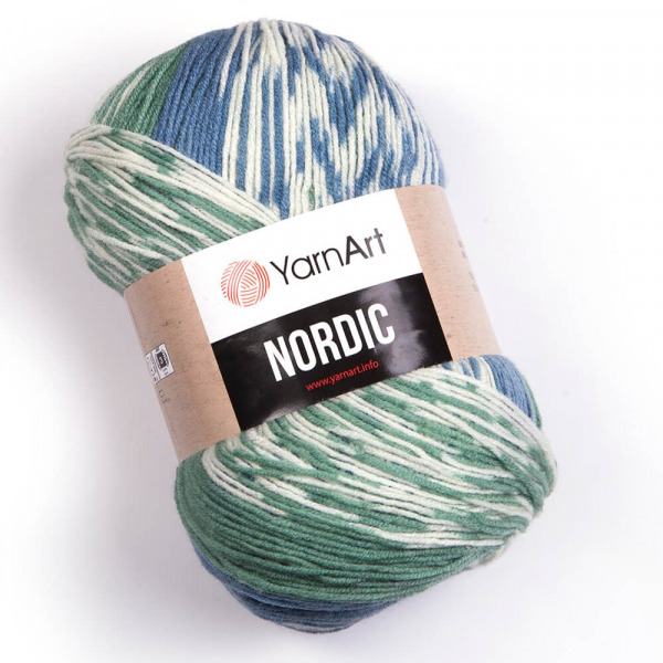 Nordic 654 - modrá-zelená-biela