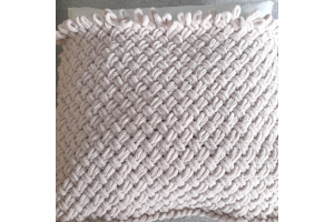 Kurz pletenia z Puffy - vankúš pre pokročilejších