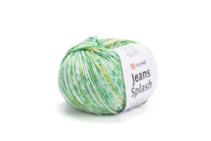 Jeans Splash 946 - Zelená-žltá-biela
