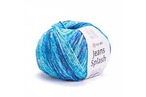 Jeans Splash 944 - Modrá-biela