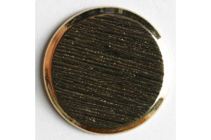 Gombík kovový - Veľký zlatý Ø23mm