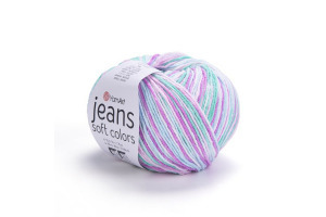 Jeans Soft Colors 6202 - ružová-mentolová-fialová