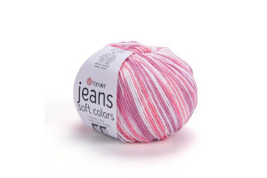 Jeans Soft Colors 6206 - ružová-smotanová-fialová