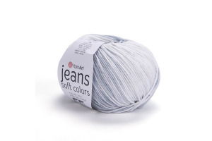 Jeans Soft Colors 6208 - biela-šedá
