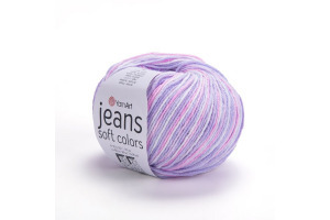 Jeans Soft Colors 6205 - ružová-biela-fialová