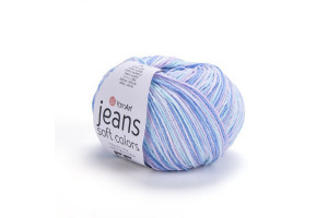 Jeans Soft Colors 6209 - biela-modrá-svetloružová