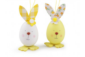 Veľkonočná dekorácia - vajíčko/zajačik na zavesenie