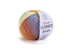 Summer Dream 4301 - Modrá-tehlová-zelená